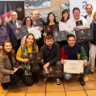 Foto de familia de los ganadores.