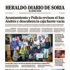 Portada de Heraldo Diario de Soria del 4 de diciembre de 2024.