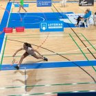 Jimena Ayllón, jugadora del Club Bádminton Soria