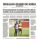 Portada de Heraldo Diario de Soria del 5 de diciembre de 2024.