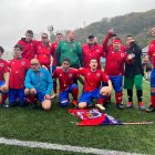 Los chicos del Numancia Inclusivo durante el torneo celebrado en Martutene.