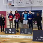 Sergio Latorre en lo más alto de pódium de la prueba toledana.