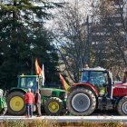Tractorada en Valladolid para denunciar la situación del sector agrario.
