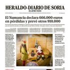 Portada de Heraldo Diario de Soria del 11 de diciembre de 2024.