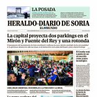 Portada de Heraldo Diario de Soria del 13 de diciembre de 2024