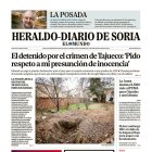 Portada de Heraldo Diario de Soria del 20 de diciembre de 2024.