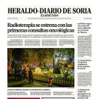 Portada de Heraldo Diario de Soria del 21 de diciembre de 2024.