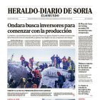 Portada de Heraldo Diario de Soria del 22 de diciembre de 2024.