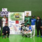 Cuadro de ganadores del XV Torneo de Navidad de Pelota cuyas finales se han celebrado este sábado en Duruelo de la Sierra.