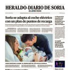 Portada de Heraldo Diario de Soria del 5 de enero de 2025.