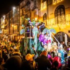 Una preciosa y colorida marcha acompañó a los Reyes Magos