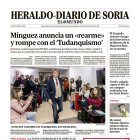 Portada de Heraldo-Diario de Soria de 9 de enero de 2025