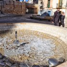 Helada en la fuente del Carmen
