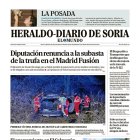 Portada de Heraldo-Diario de Soria de 17 de enero de 2025.