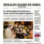 Portada de Heraldo-Diario de Soria de 18 de enero de 2025.
