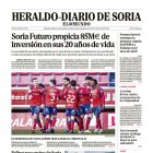 Portada de Heraldo-Diario de Soria de 19 de enero de 2025.
