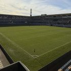 Imagen del estadio de Pasarón con capacidad para 10.500 aficionados.