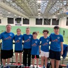 Los medallistas sorianos en la prueba celebrada en Vitoria.