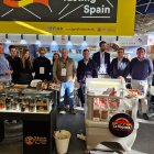 Jesús Peregrina, a la derecha, junto a los empresarios sorianos en Lyon.