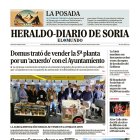 Portada de Heraldo Diario de Soria de 24 de enero de 2025