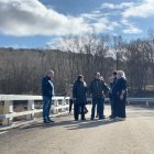 Visita a las obras ya concluidas de la carretera entre Bliecos y Serón de Nágima.