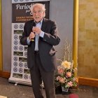 Núñez Encabo durante su discurso en la entrega del premio de la APIS.