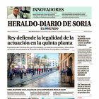Portada de Heraldo Diario de Soria de 28 de enero de 2025