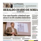 Portada de Heraldo Diario de Soria del 31 de enero de 2025.