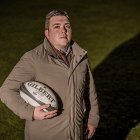 El presidente del Ingenieros de Soria Club de Rugby, Carlos 'Chano' Sainz.