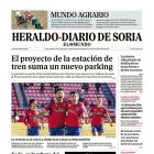 Portada de Heraldo Diario de Soria del 3 de febrero de 2025.