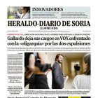 Portada de Heraldo Diario de Soria del 4 de febrero de 2025.
