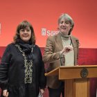 La concejala de Obras, Ana Alegre, y el alcalde, Carlos Martínez.