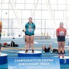 Fiona Villarroel fue segunda en lanzamiento de peso.