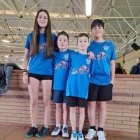 Los jugadores de categoría Sub15 del club soriano que compiten en Tordesillas.