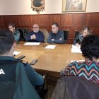 Latorre y Pardo en  la Junta Local de Seguridad.