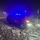 La UME con base en Zaragoza se desplazó anoche a Medinaceli para intervenir por la intensa nieve.