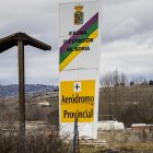 Instalaciones del aeródromo de Soria.