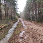 La nieve en zonas altas y la lluvia nutren de agua a unos montes ya saturados y dejan estampas como la del Chorrón de El Royo con toda su fuerza.