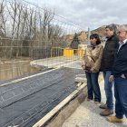 Los procuradores de Soria Ya en San Esteban.
