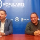 Javier Jiménez y Saturnino de Gregorio, ediles del PP.