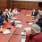 Reunión de Renfe con los alcaldes y concejales de las poblaciones afectadas.