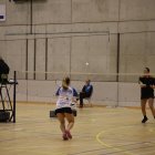 Integrantes del Club Bádminton Soria durante un entrenamiento.
