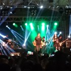 Camela en concierto en Almazán en 2017.