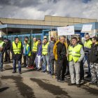 Concentración de trabajadores de Losán.