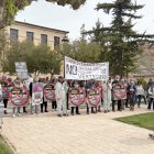 Manifestación en contra de la planta de biometano proyectada en San Esteban de Gormaz (Soria).
