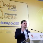 El presidente de la Junta de Castilla y León, Alfonso Fernández Mañueco, inaugura la XXII edición de la Feria Internacional del Queso de Hinojosa de Duero.