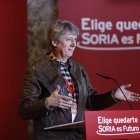 El secretario general del PSOE de Castilla y León, Carlos Martínez, clausura el Congreso Provincial del PSOE de Soria junto a la secretaria de Política Económica y Transformación Digital de la Comisión Ejecutiva Federal Socialista, Enma López, y al secretario general del PSOE de Soria, Luis Rey.