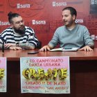 Víctor Monge (izda) y Eder García presentan el festival Create Soria.