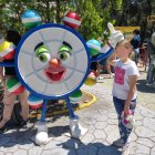 Nori, la mascota del Parque de Atracciones de Zaragoza.
