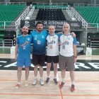 Medallistas sorianos en la cita del último Máster Nacional celebrado en Cáceres el pasado fin de semana.